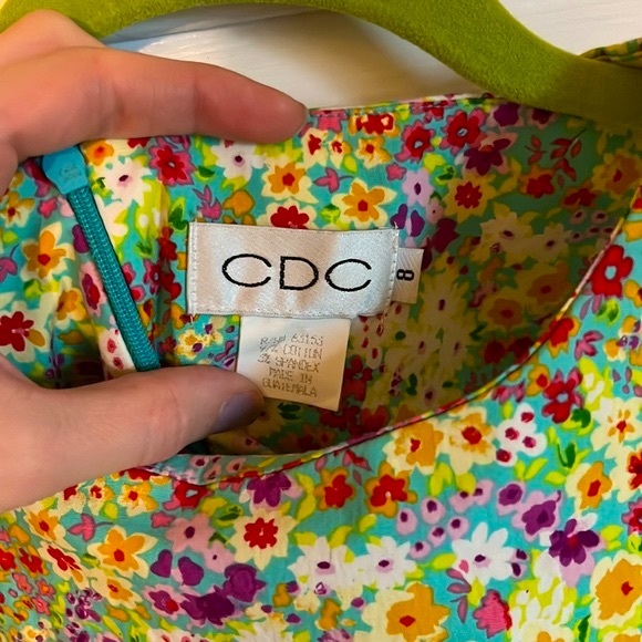 Vintage 90s floral sheath dress - Picture 6 of 8